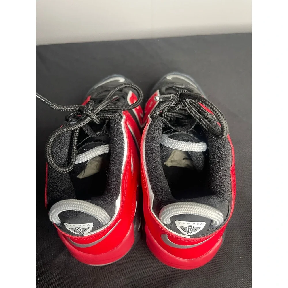 Nike Air More Uptempo Scottie Pippen Black Red White‎ DM0019-001 Kids Size 13.5C